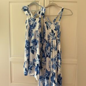 Mommy and me matching sun dresses